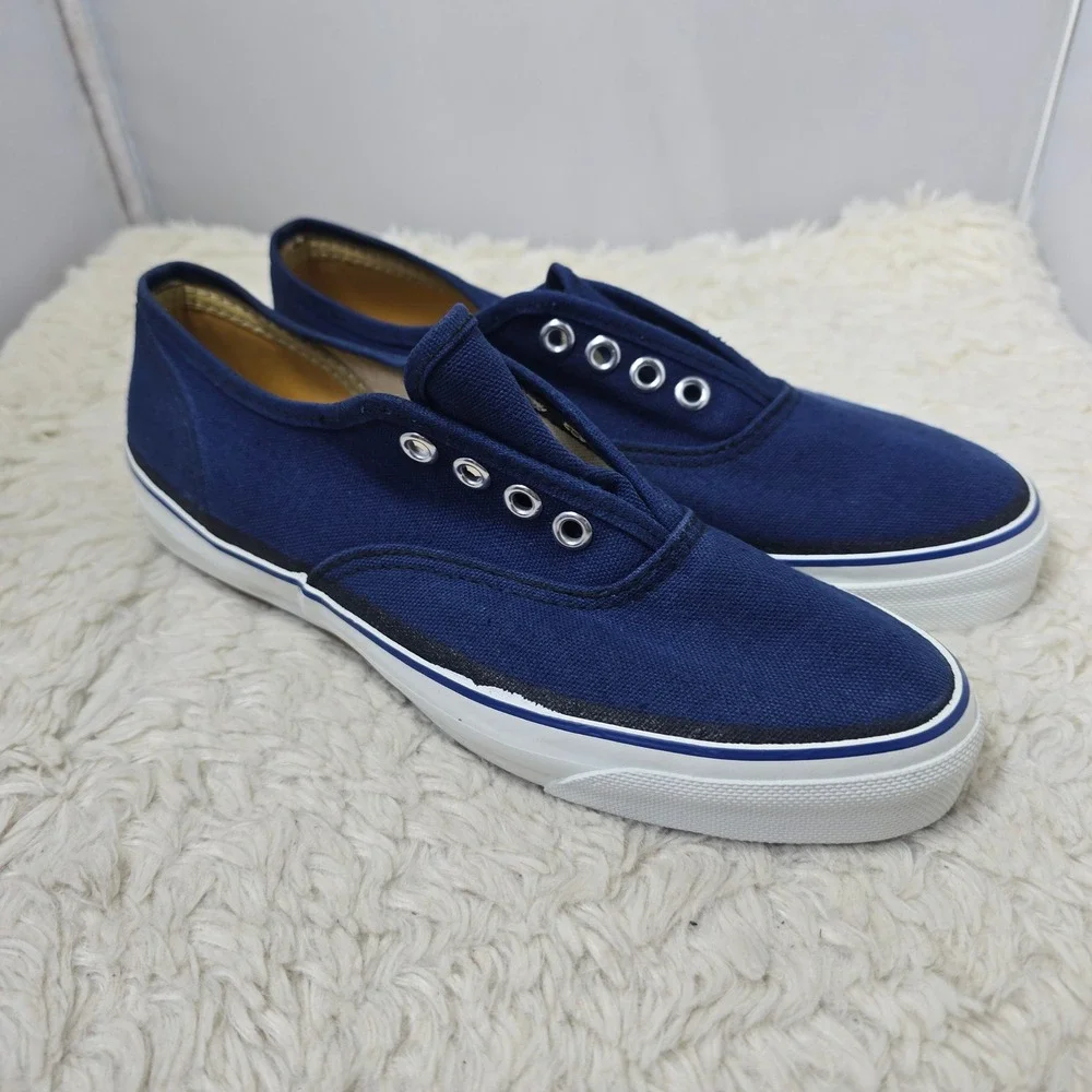 Vintage‎ 60's LaCrosse Masters Sneakers Womens 6.5 Navy Blue Made in USA Canvas